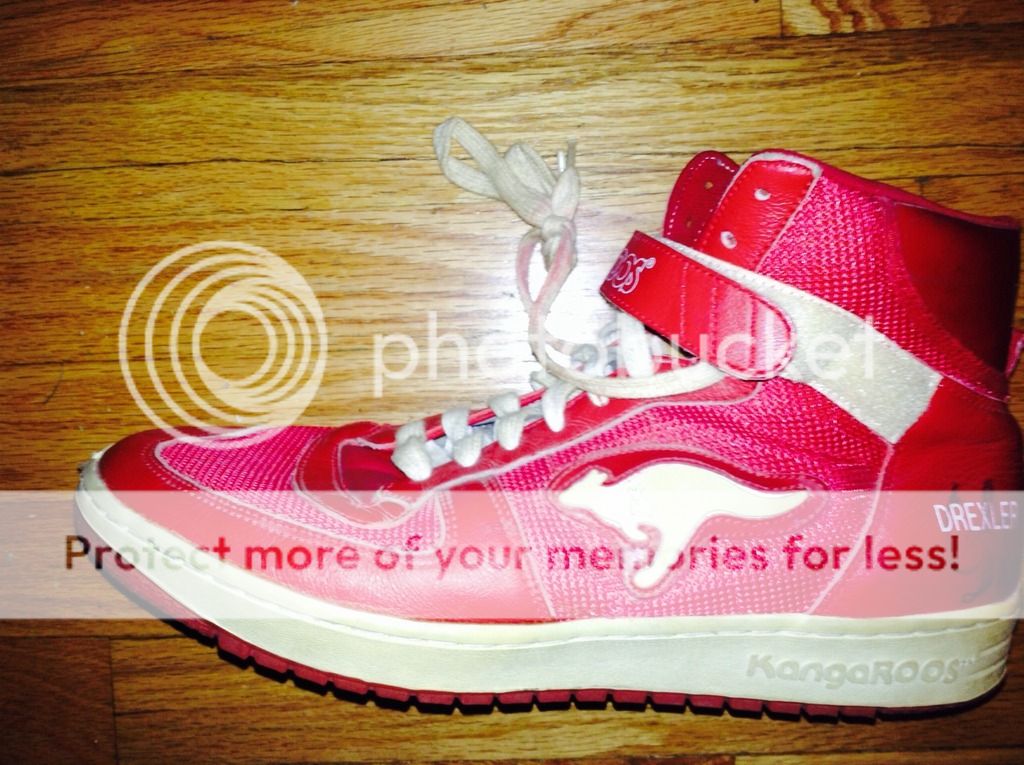 kangaroos shoes clyde drexler